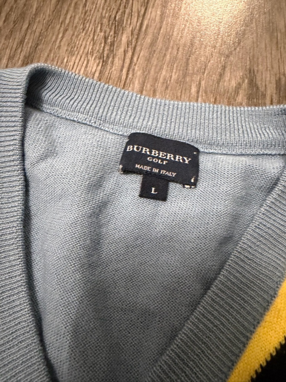 Vintage Burberry golf Sweater Vest image 5